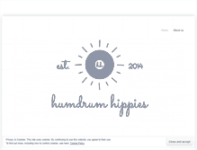 Tablet Screenshot of humdrumhippies.com